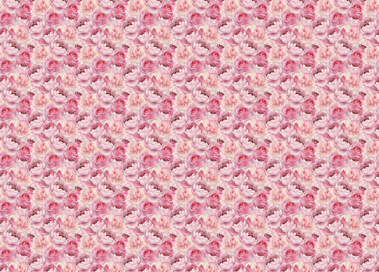 Pink Peonies Roses Wallpaper For Bedroom Wall Decor