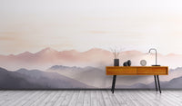 Foggy Hills Wall Mural - Wallanza