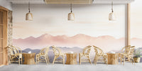 Foggy Hills Wall Mural - Wallanza