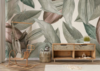 Foliage Wall Mural in -  wallanza