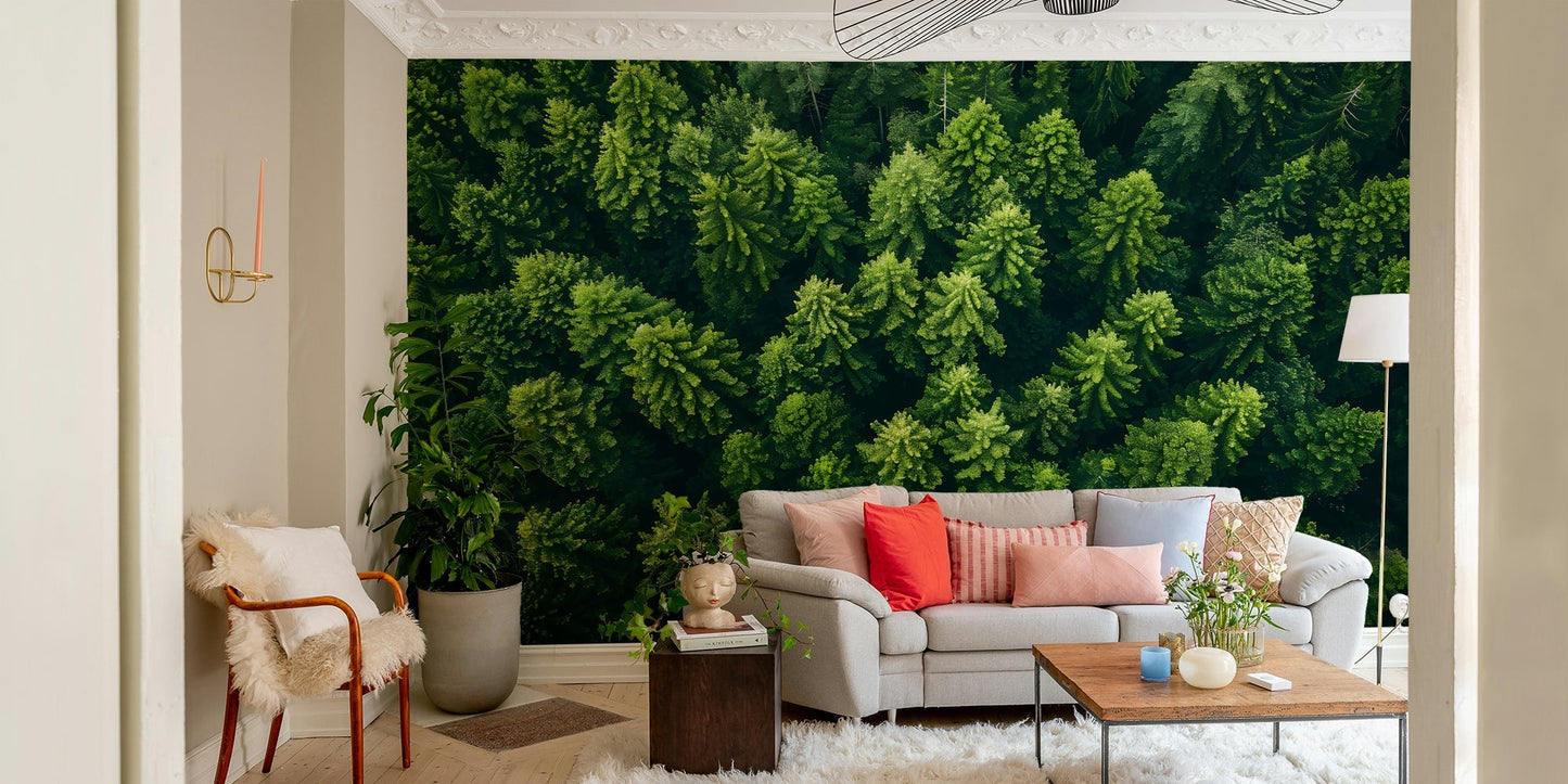 Forest Canopy Dream Wall Mural - Wallanza