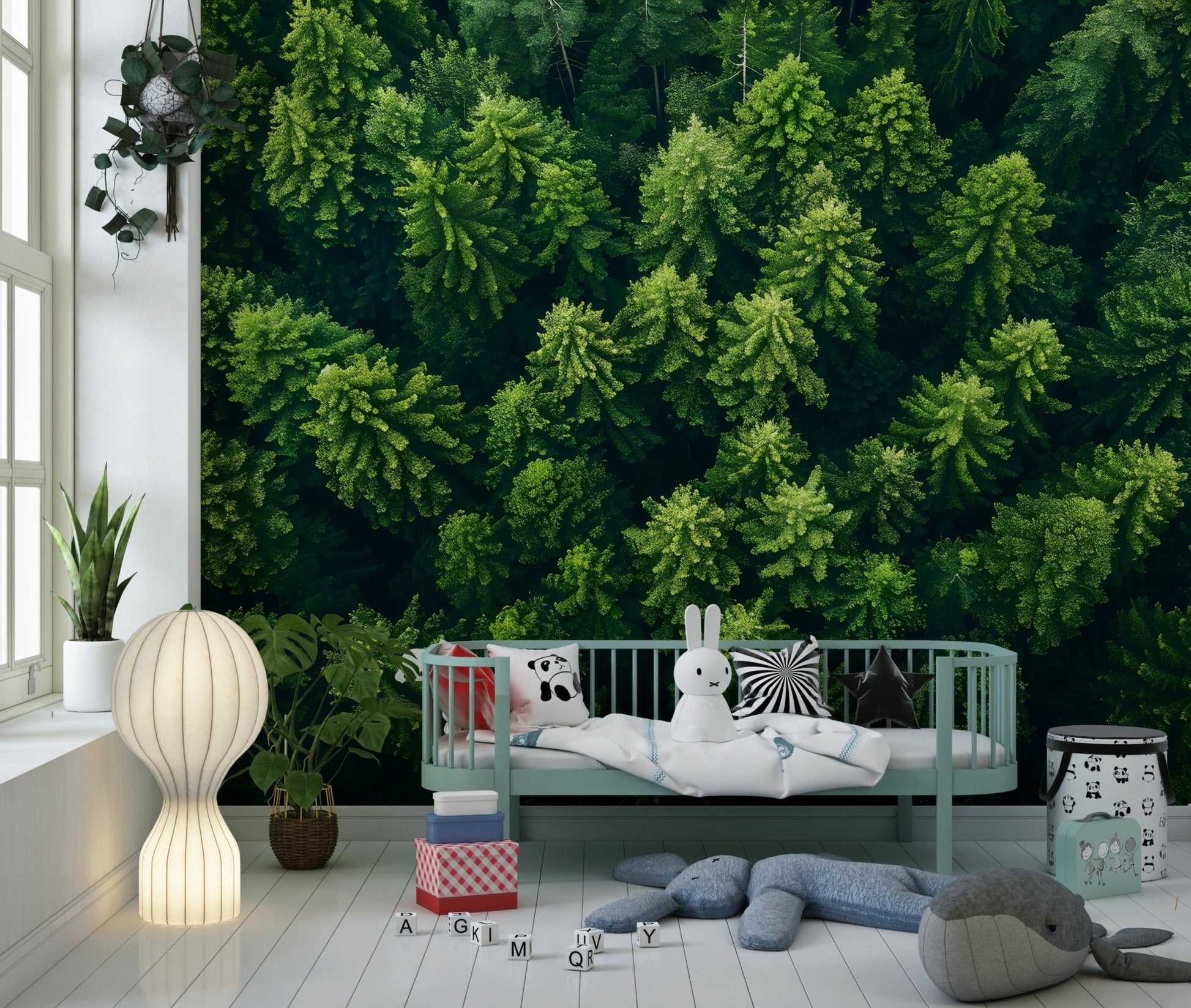 Forest Canopy Dream Wall Mural - Wallanza
