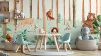 Forest Friends Wallpaper Mural - Wallanza