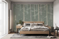 Forest Lights Wallpaper Mural - Wallanza