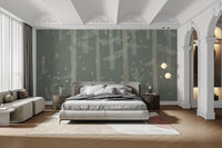 Forest Lights Wallpaper Mural - Wallanza