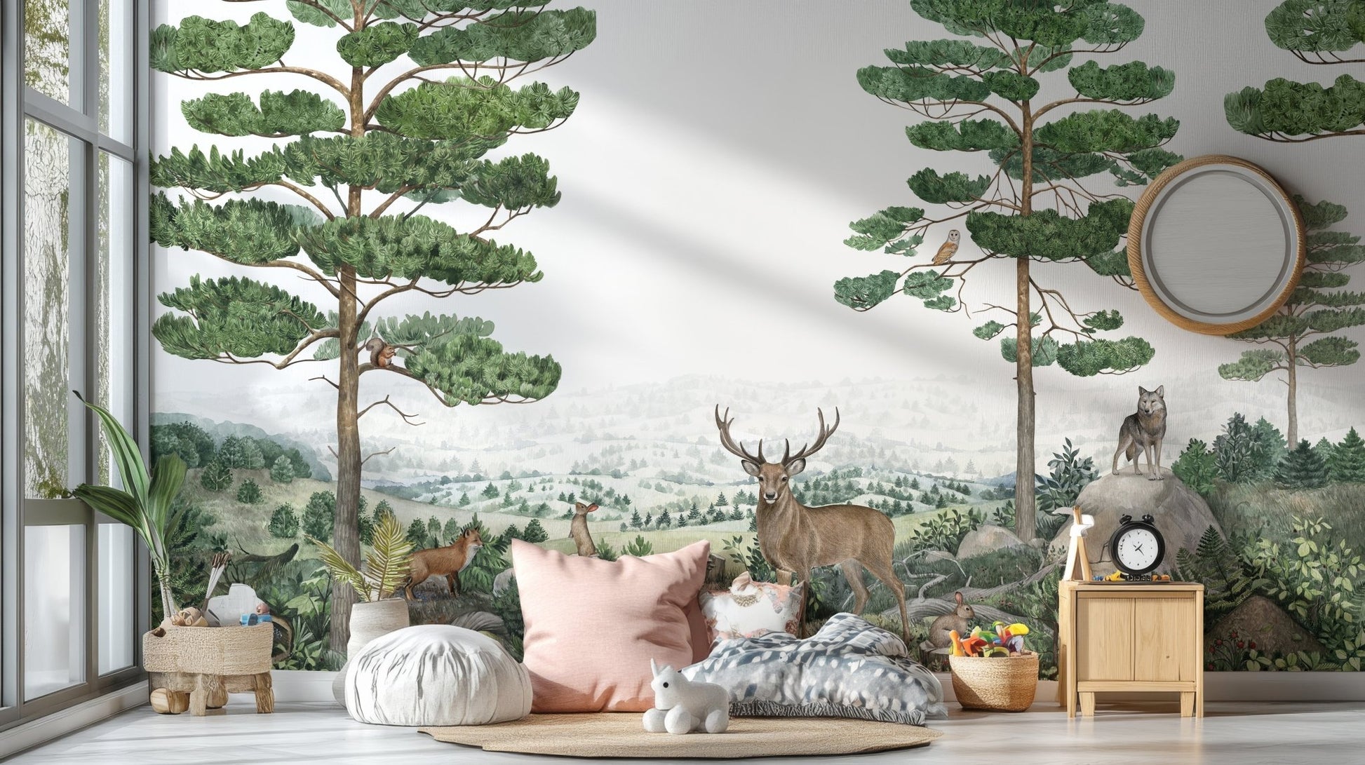 Forest Vista Peel and Stick Wallpaper Murals - Wallanza