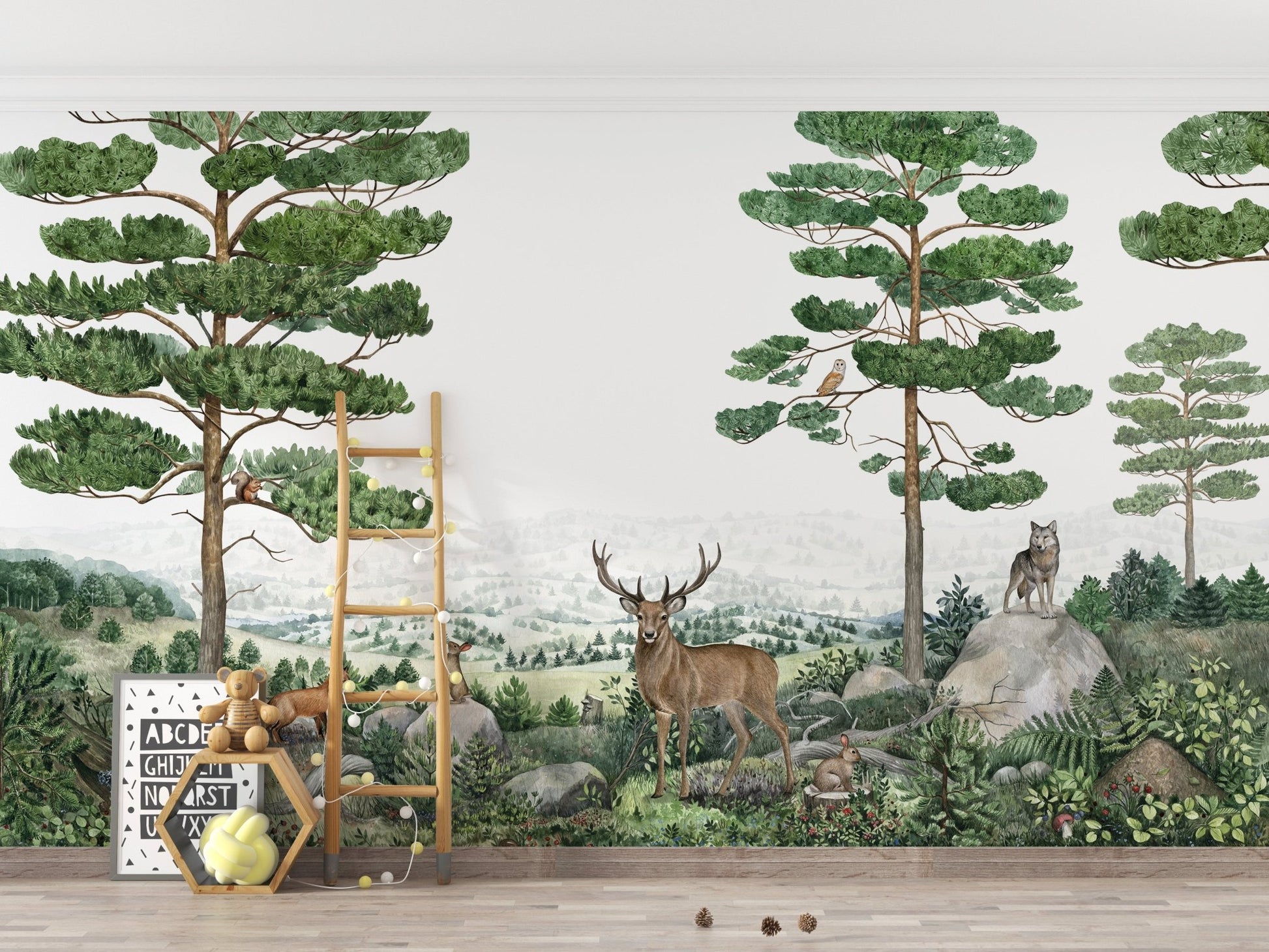 Forest Vista Peel and Stick Wallpaper Murals - Wallanza
