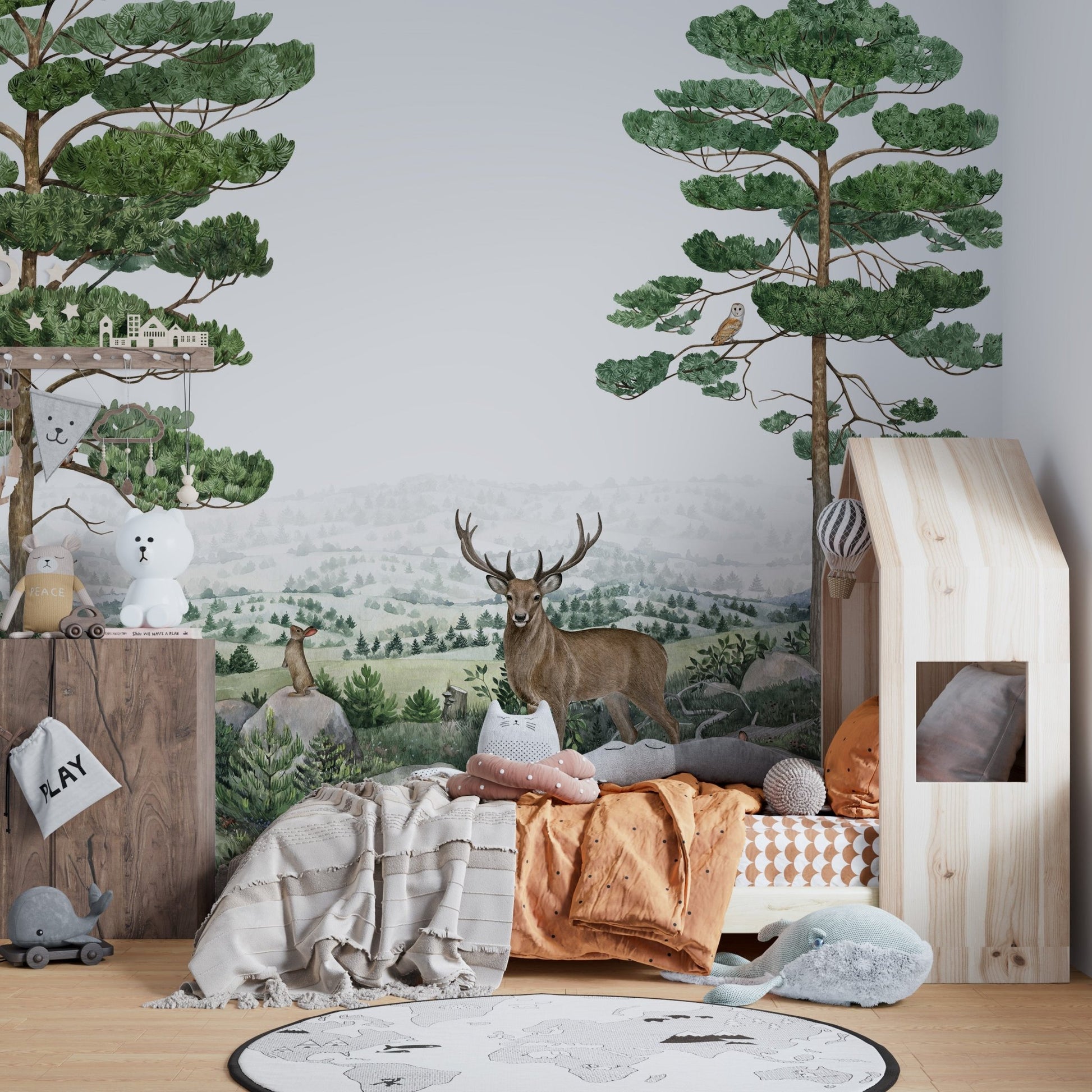 Forest Vista Peel and Stick Wallpaper Murals - Wallanza