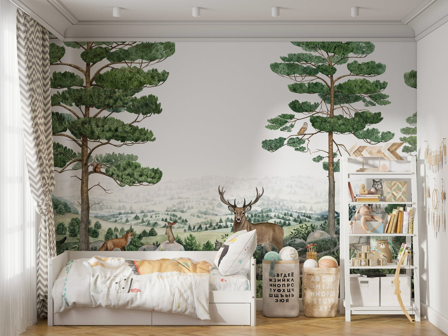Forest Vista Peel and Stick Wallpaper Murals - Wallanza