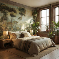 Mystic Pagoda Mist Wall Mural