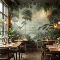 Mystic Pagoda Mist Wall Mural