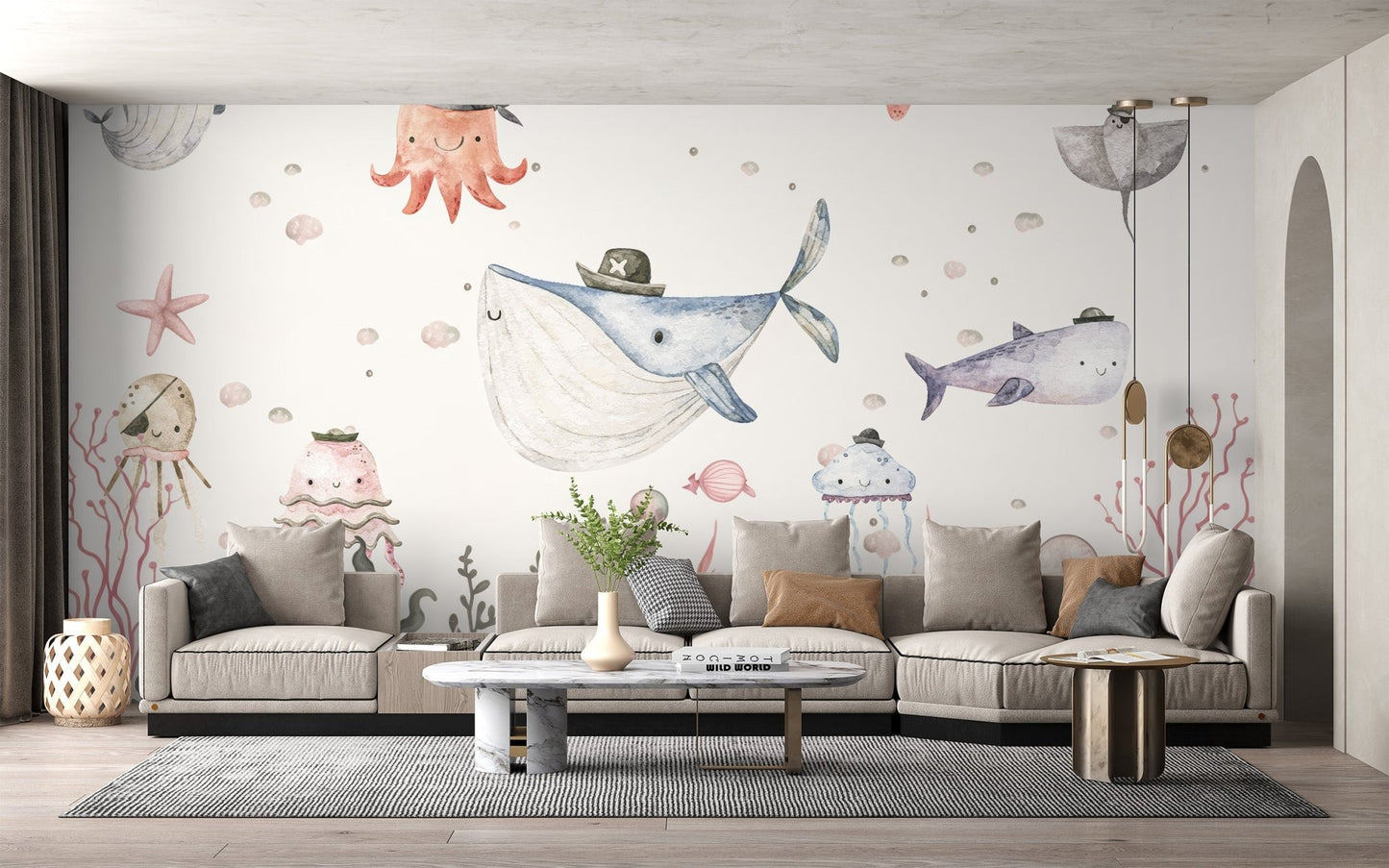Friendly Pirates Wallpaper Mural - Wallanza