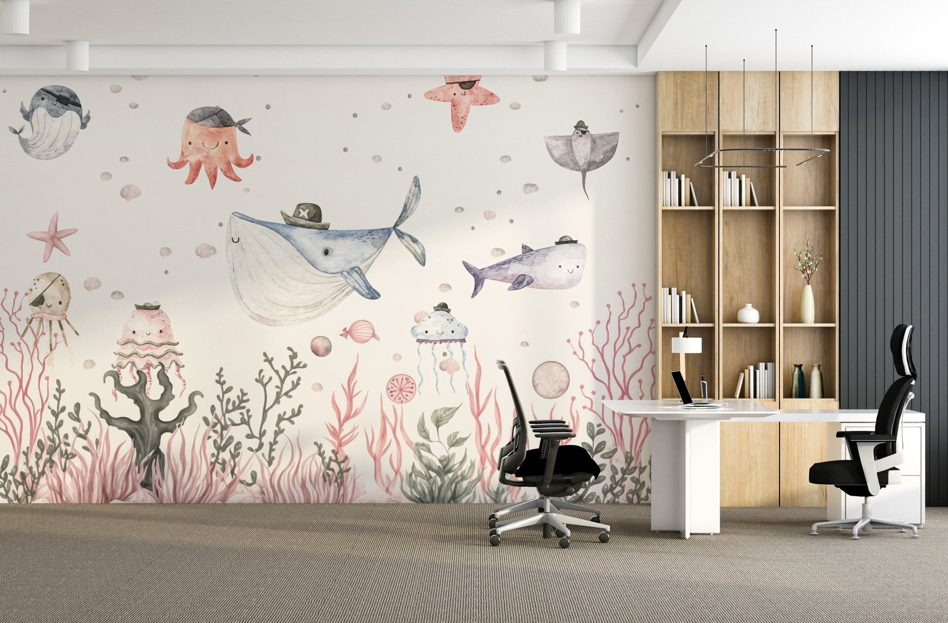 Friendly Pirates Wallpaper Mural - Wallanza