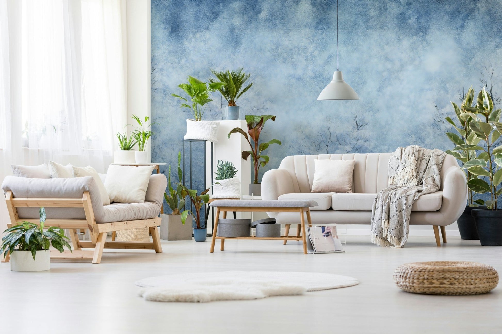 Frostwood Serenity Wall Mural - Wallanza