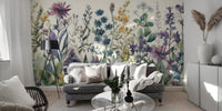 Garden Blooms Wallpaper Mural - Wallanza
