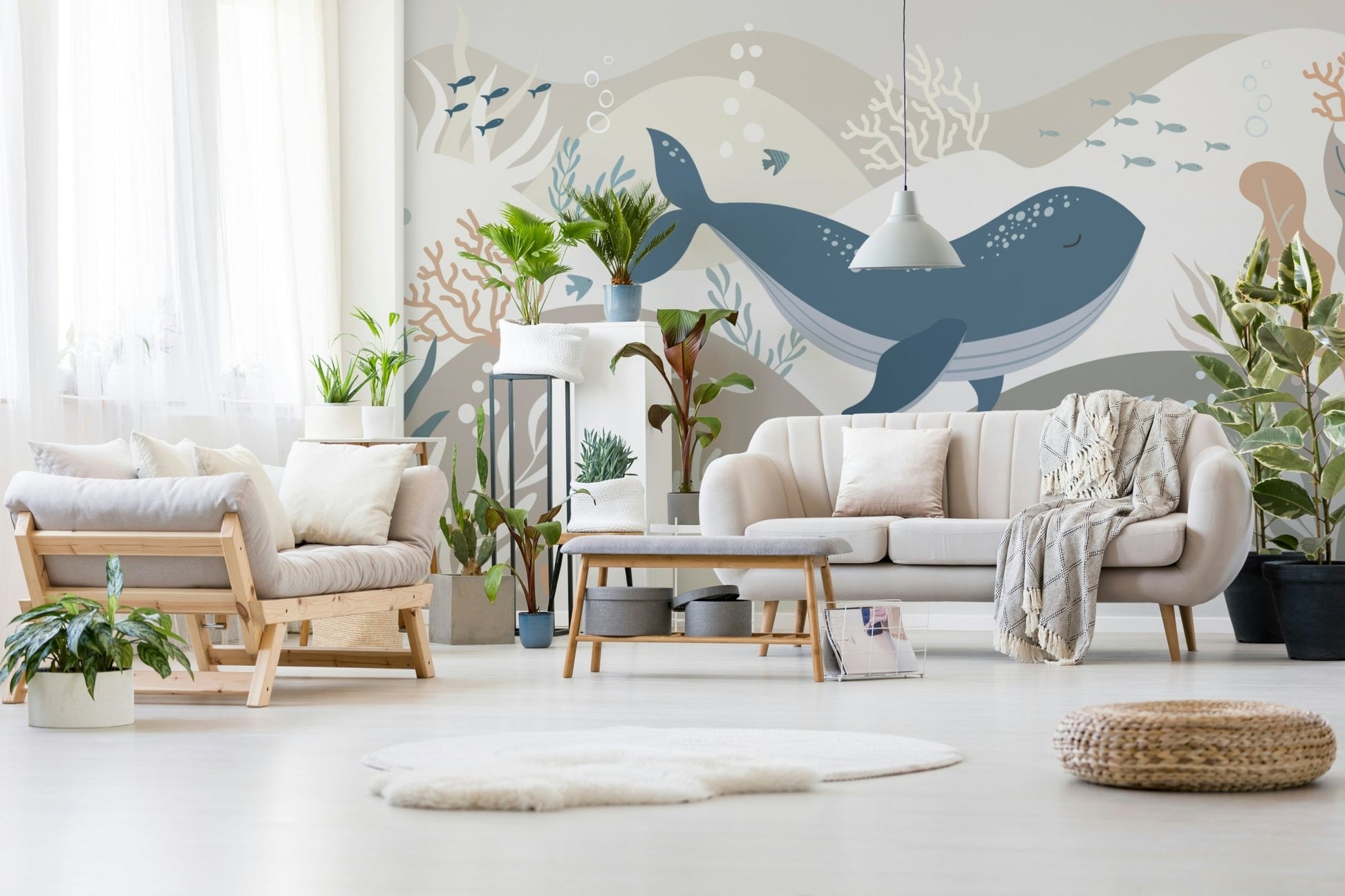 Gentle Giants of the Deep Wall Mural - Wallanza
