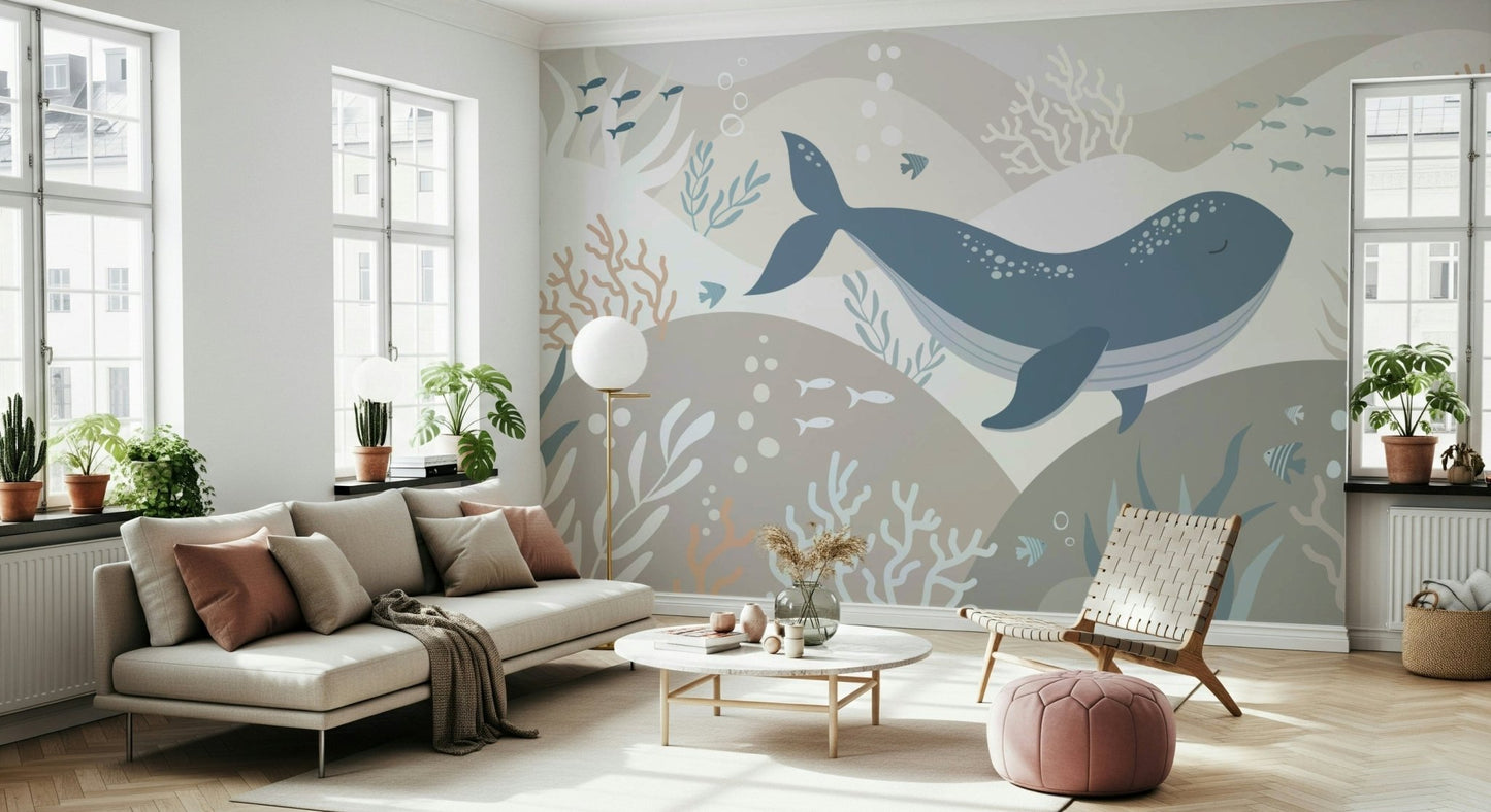 Gentle Giants of the Deep Wall Mural - Wallanza
