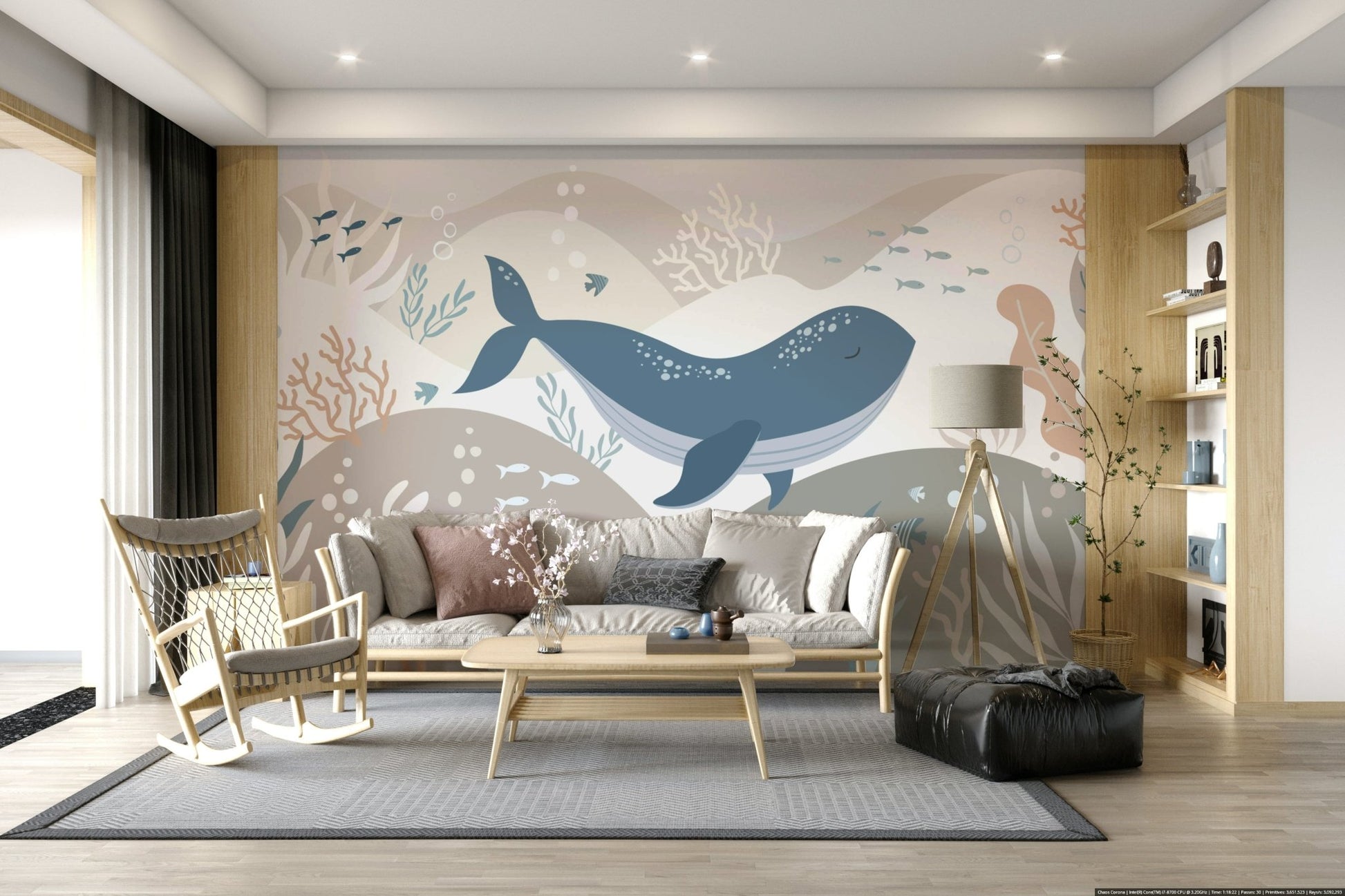 Gentle Giants of the Deep Wall Mural - Wallanza