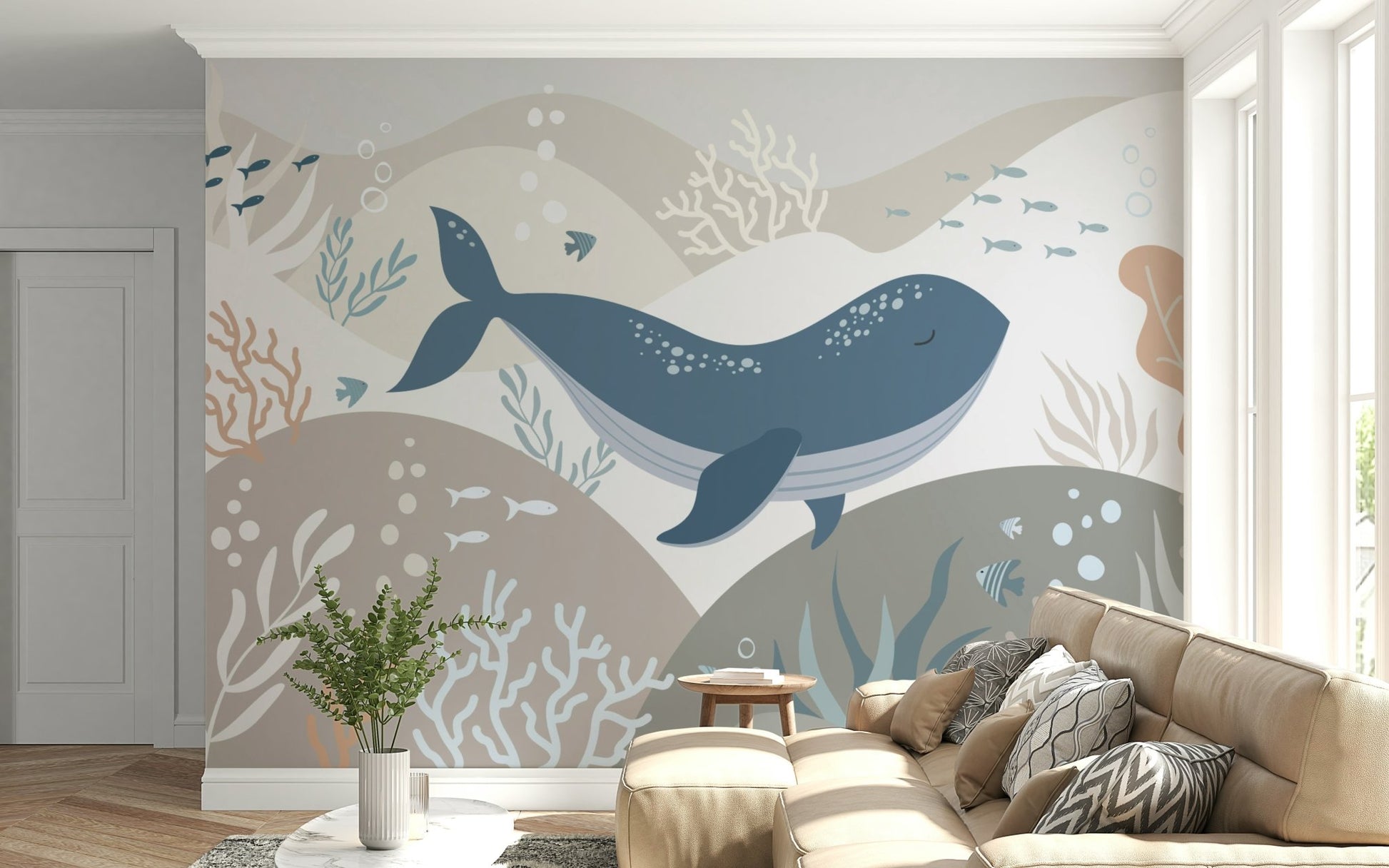 Gentle Giants of the Deep Wall Mural - Wallanza