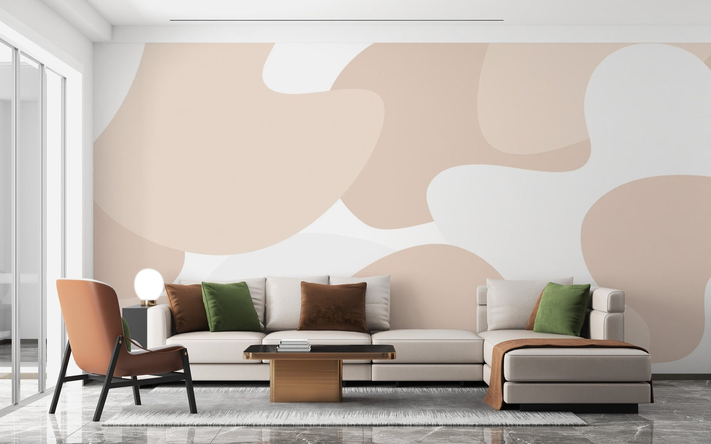 Gentle Waves Wallpaper Mural - Wallanza