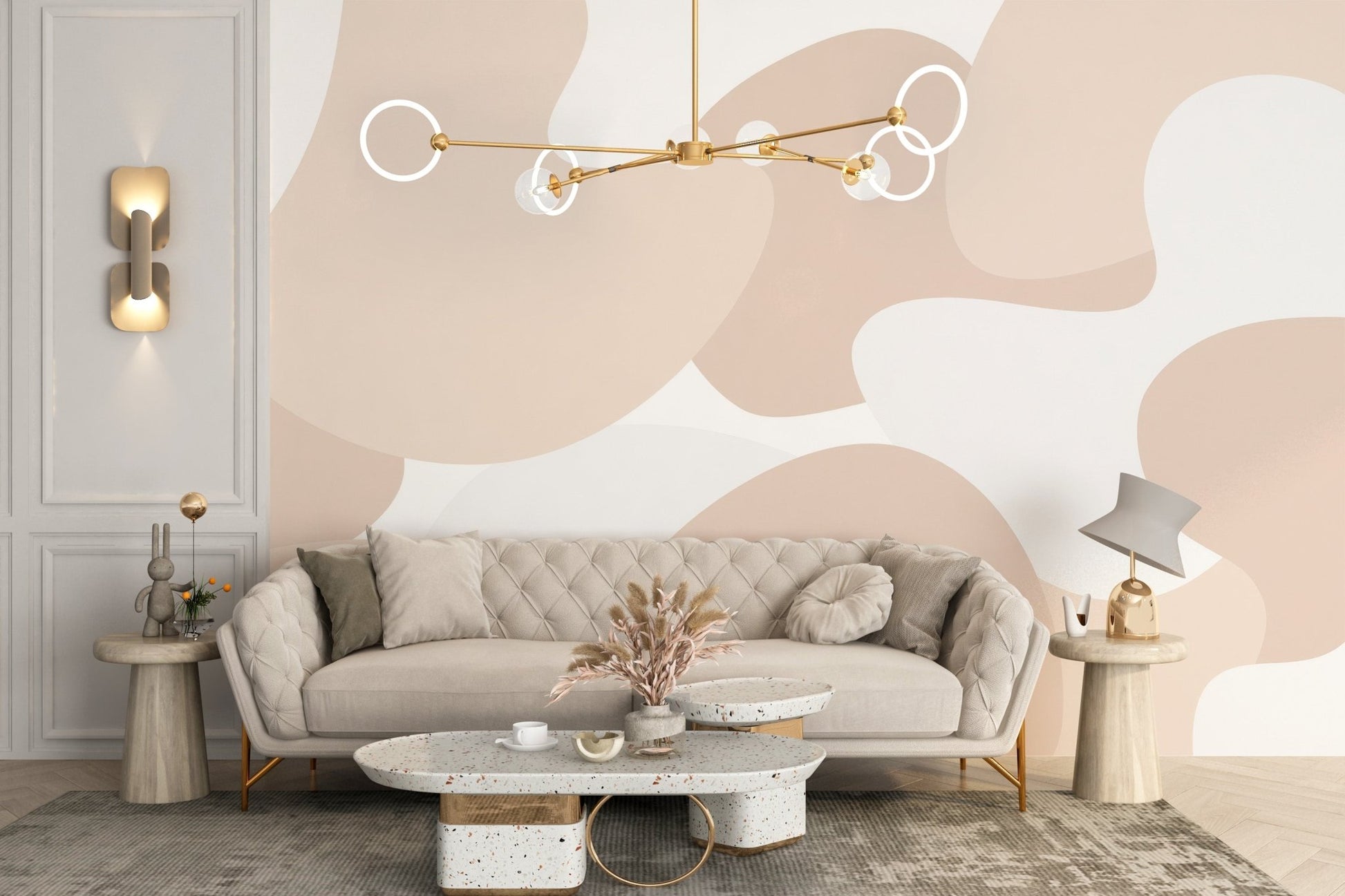 Gentle Waves Wallpaper Mural - Wallanza