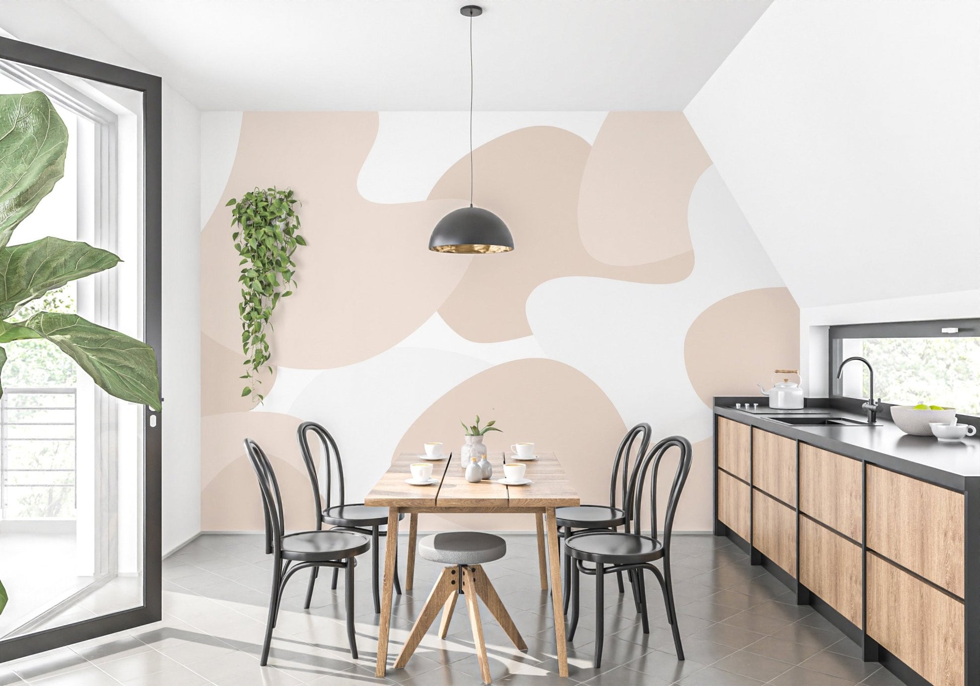 Gentle Waves Wallpaper Mural - Wallanza
