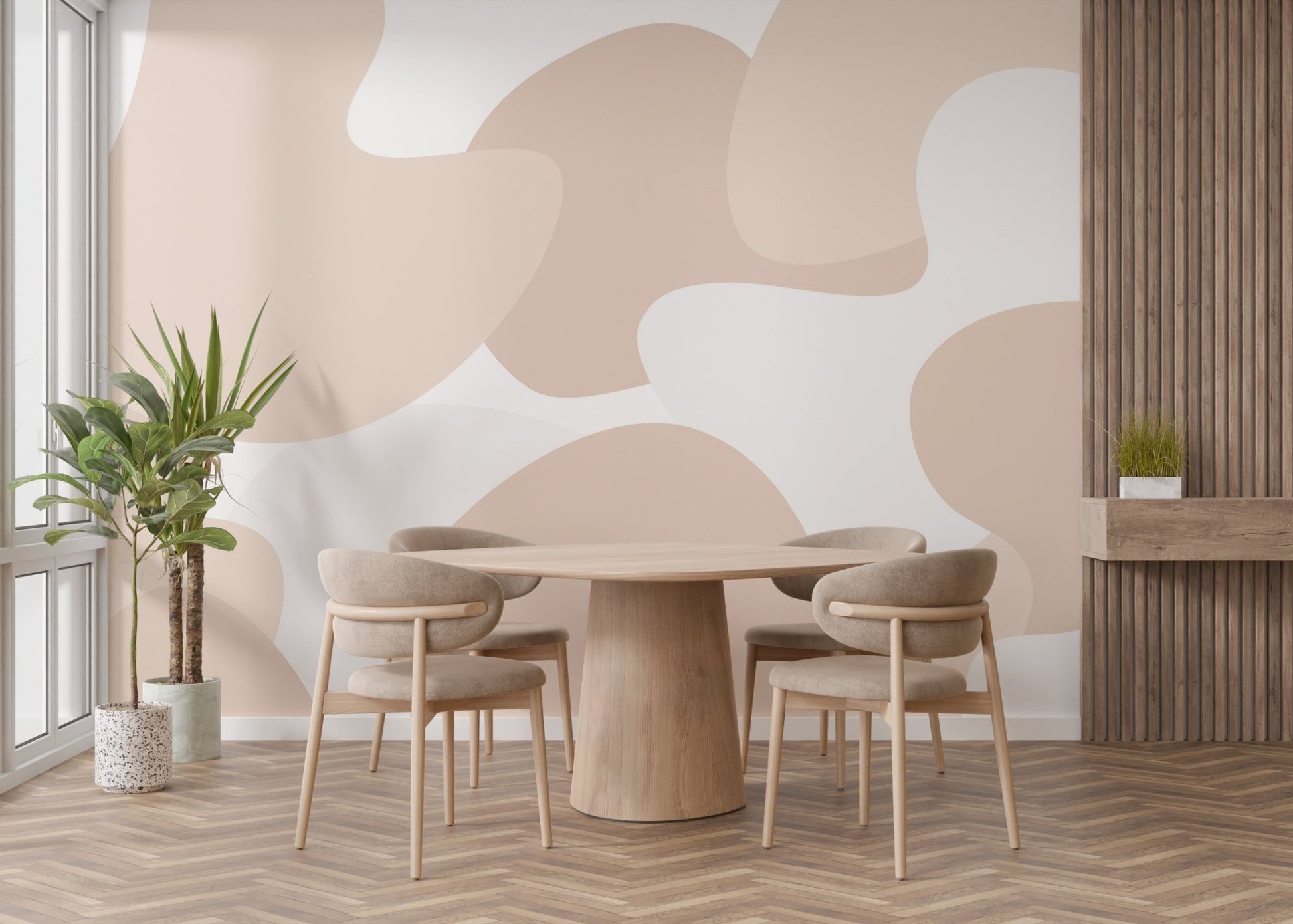 Gentle Waves Wallpaper Mural - Wallanza