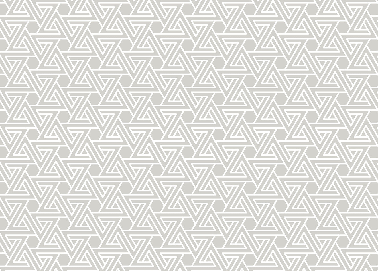 White Line Abstract Geometric Pattern Grey Wallpaper