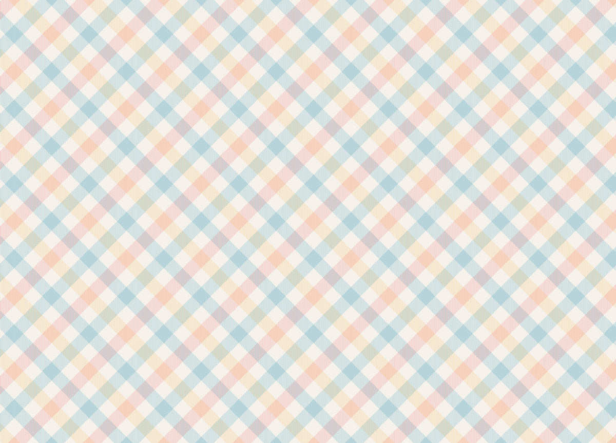 Light Pastel Vichy Graphic Geometric Stripe Wallpaper