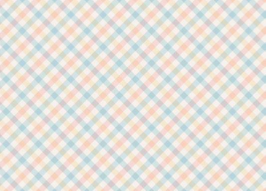 Light Pastel Vichy Graphic Geometric Stripe Wallpaper