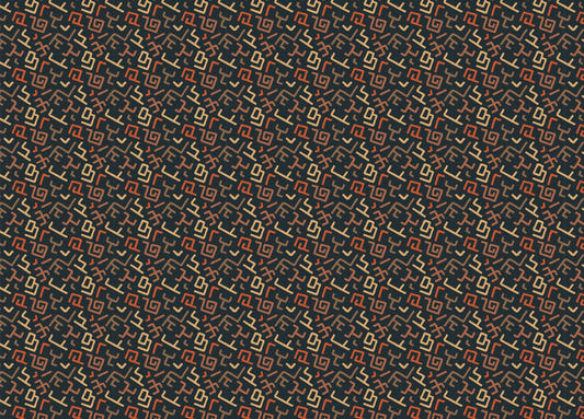 Africa Tribal Art Pattern Geometric Wallpaper