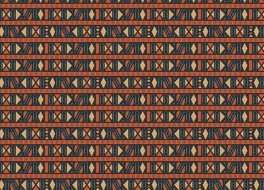 Geometric Africa Tribal Art Ethnic Seamless Pattern Wallpaper