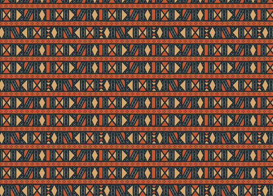 Geometric Africa Tribal Art Ethnic Seamless Pattern Wallpaper
