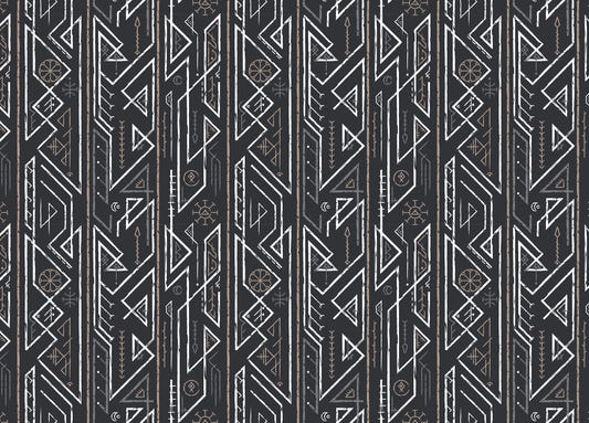 Ancient Celtic Seamless Pattern Geometric Wallpaper