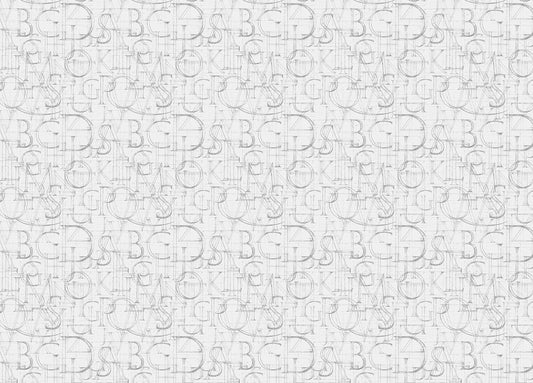 Modern Roman Classic Alphabet Method Geometric Wallpaper