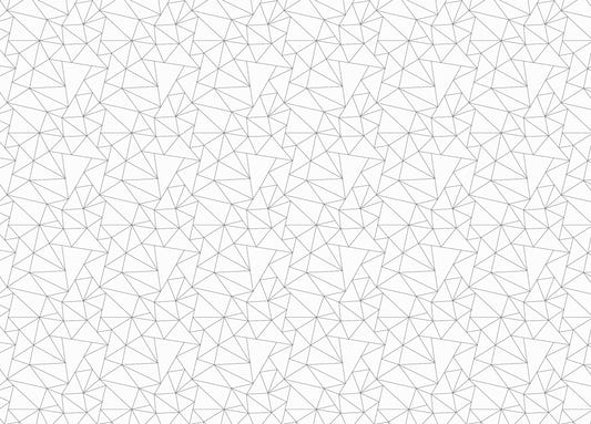 Black and White Abstract Geometric Pattern Wallpaper