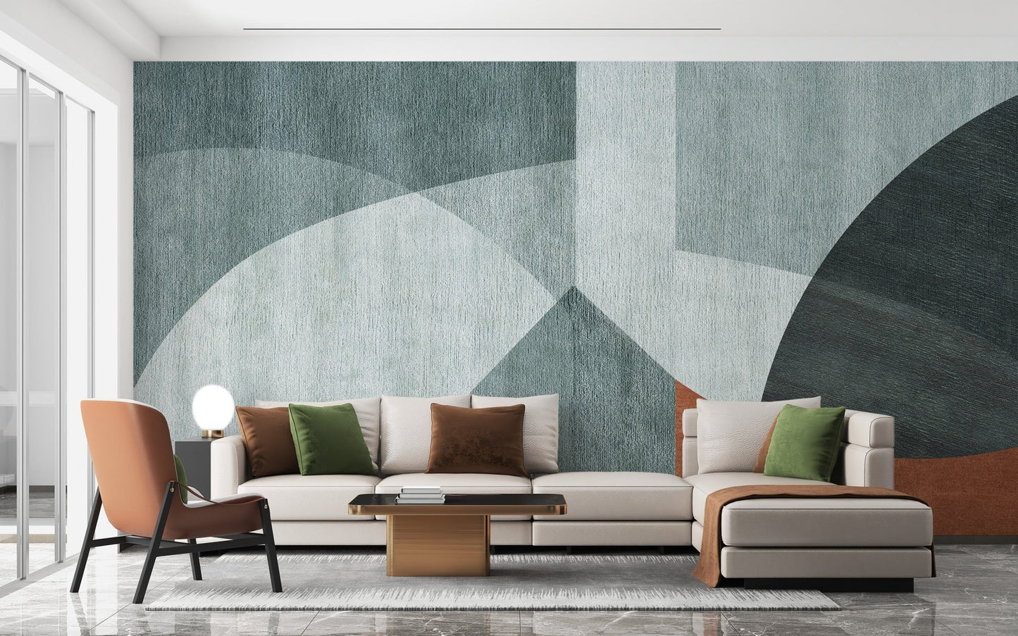 Geometric Harmony Wall Mural - Wallanza