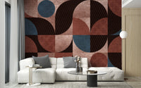 Geometric Harmony Wallpaper Mural - Wallanza