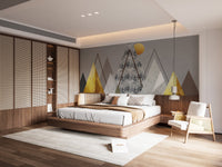 Geometric Horizon Wallpaper Mural - Wallanza