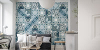 Geometric Mosaic Tile Harmony Wall Murals featuring intricate tile patterns.