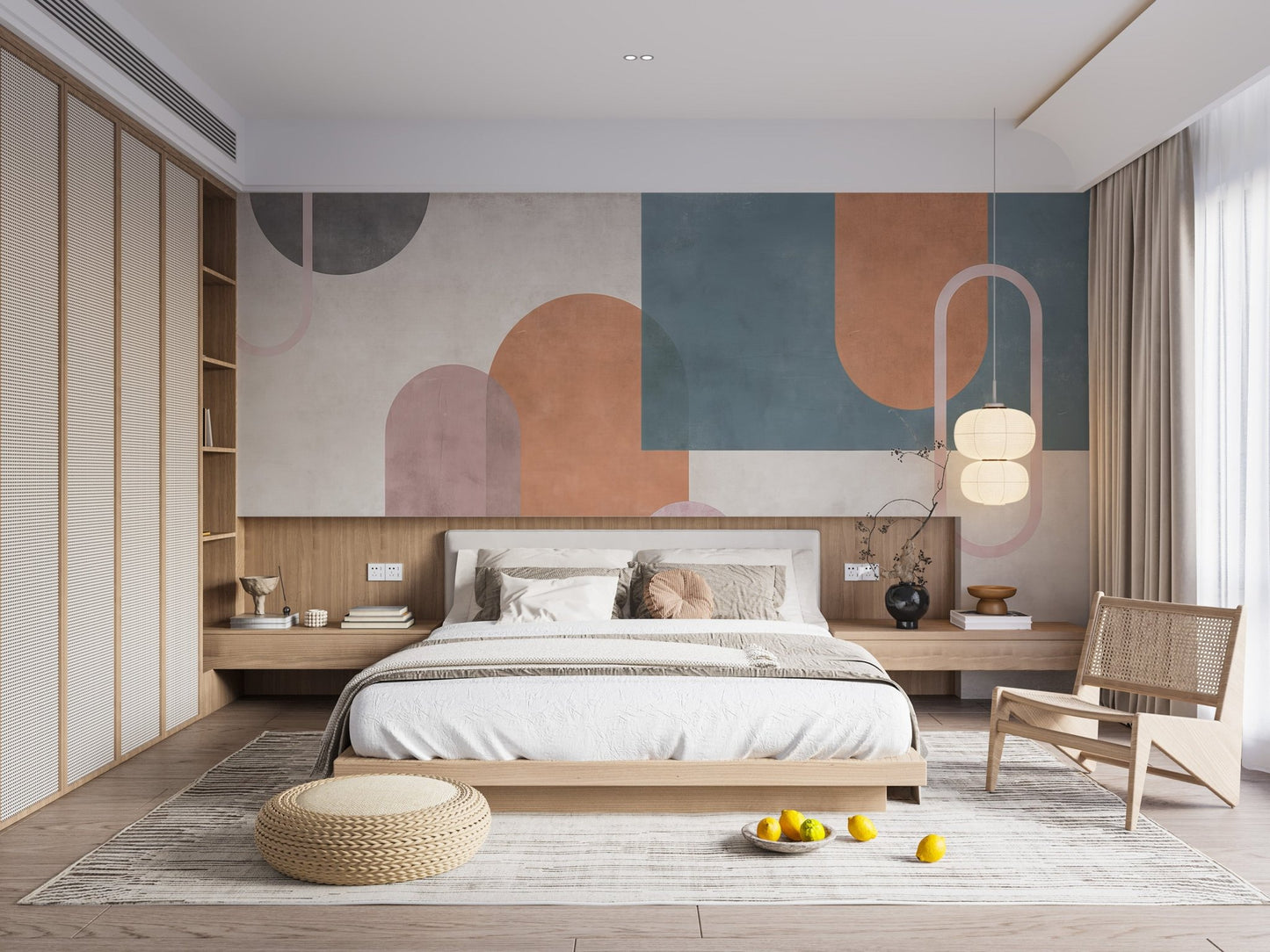 Geometric Shape Wall Mural - Wallanza