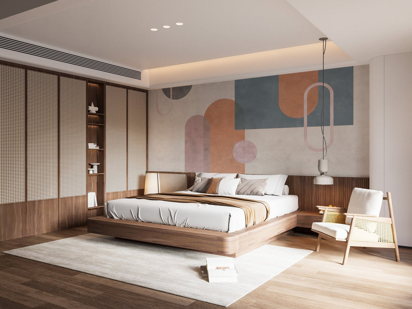 Geometric Shape Wall Mural - Wallanza