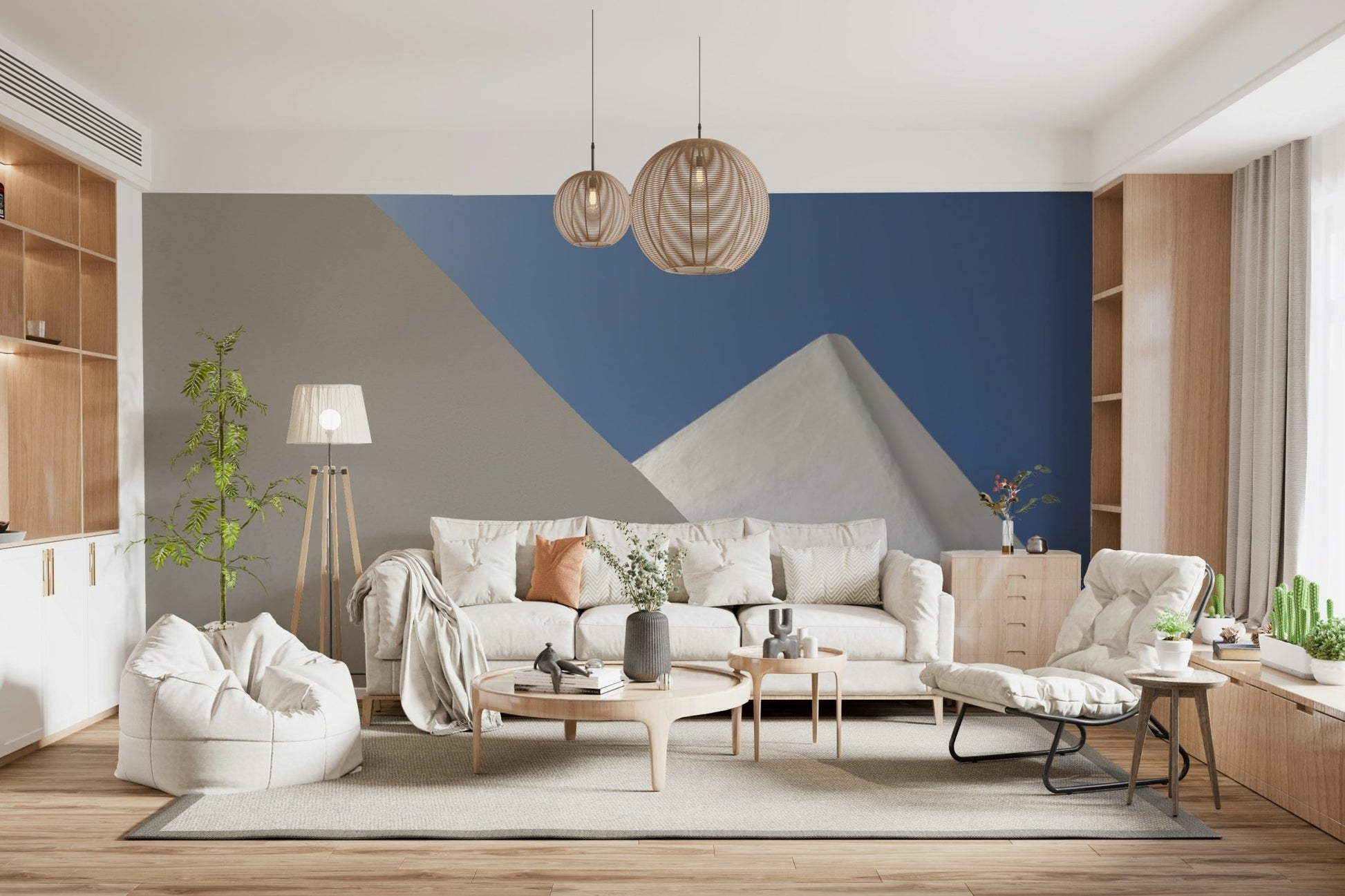 Geometric Skies Wall Mural - Wallanza