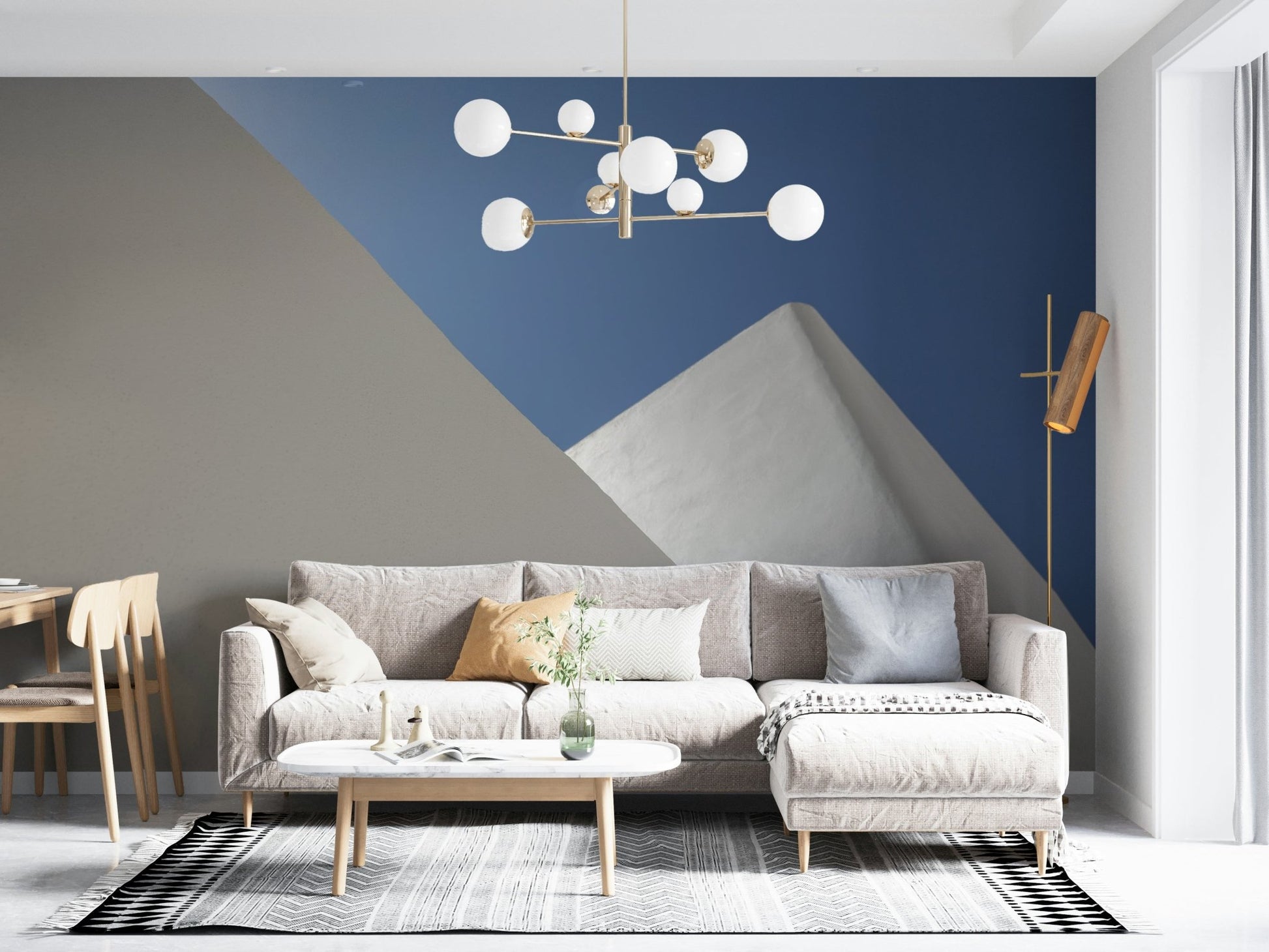 Geometric Skies Wall Mural - Wallanza