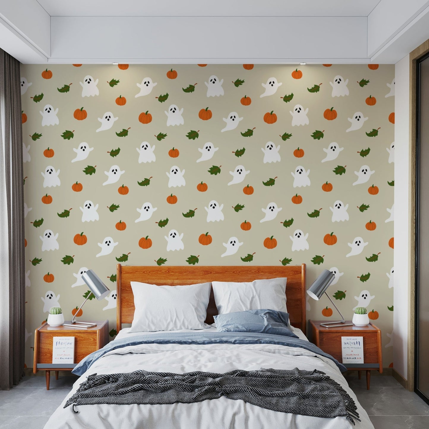 Ghostly Harvest Wallpaper⁠ - Wallanza