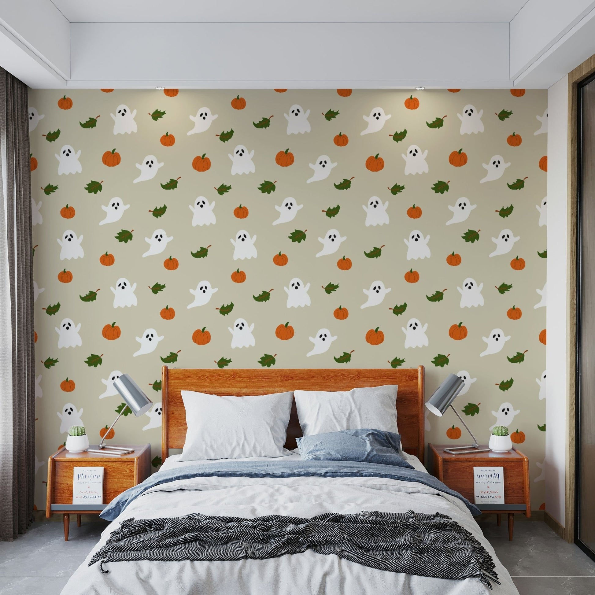 Ghostly Harvest Wallpaper⁠ - Wallanza