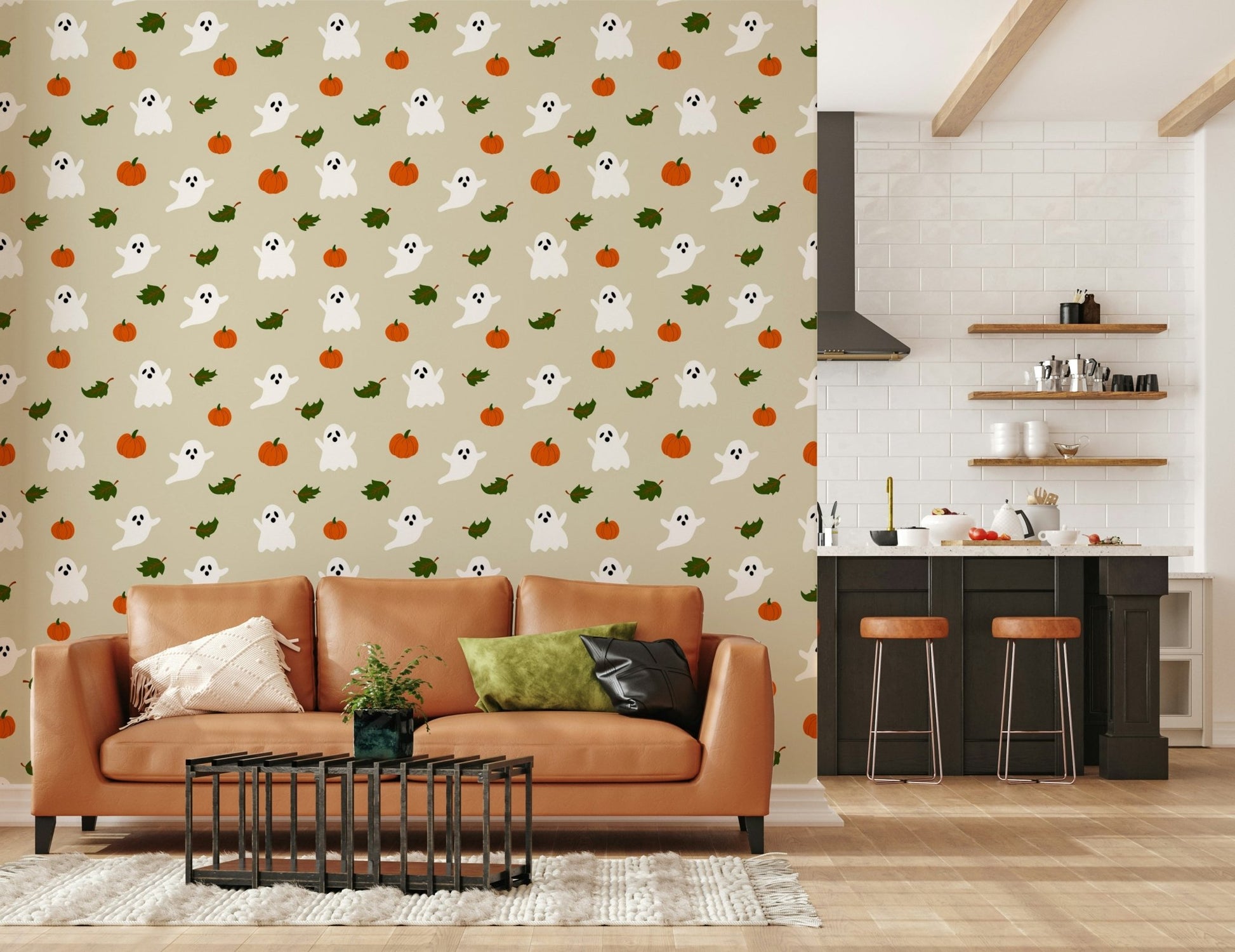 Ghostly Harvest Wallpaper⁠ - Wallanza