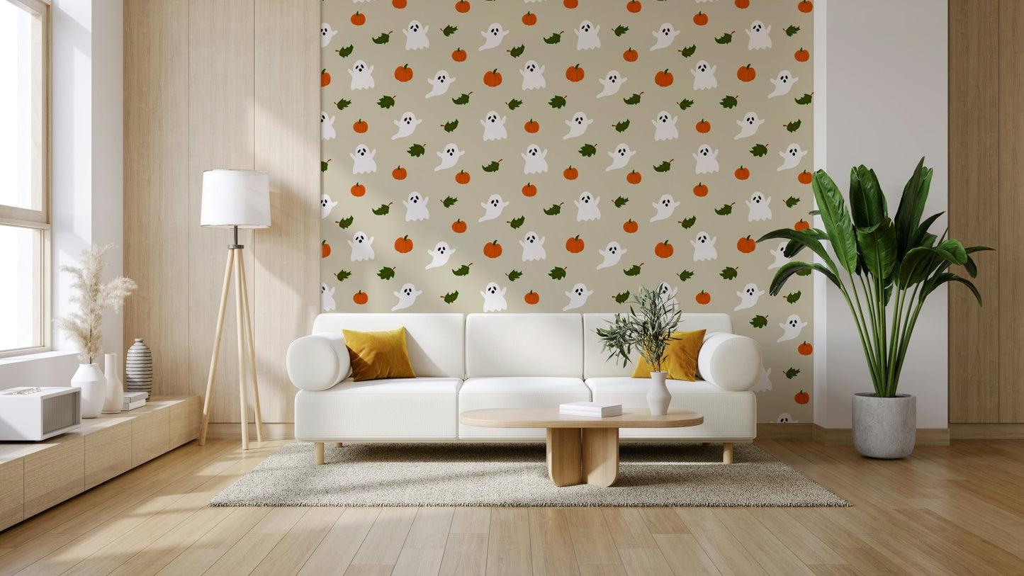 Ghostly Harvest Wallpaper⁠ - Wallanza