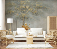 Gilded Grove Wall Mural - Wallanza