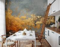 Gilded Horizon Wall Mural - Wallanza
